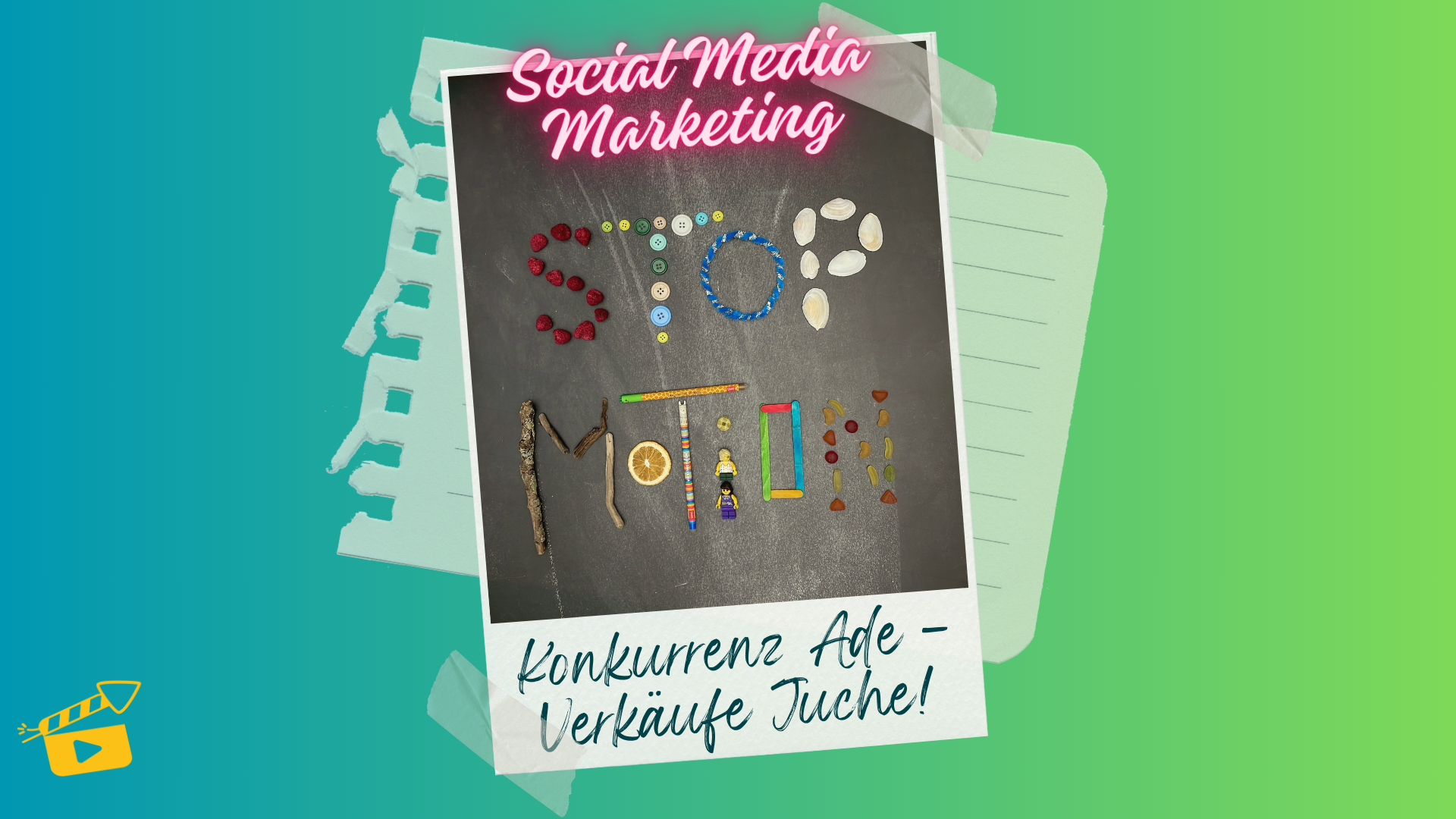 Blogpost Stop Motion für Social Media - Konkurrenz - Ade, Verkäufe - Juche! Warum Stop Motion für deine Produktvideos in den Sozialen Medien das Non-Plus-Ultra ist.