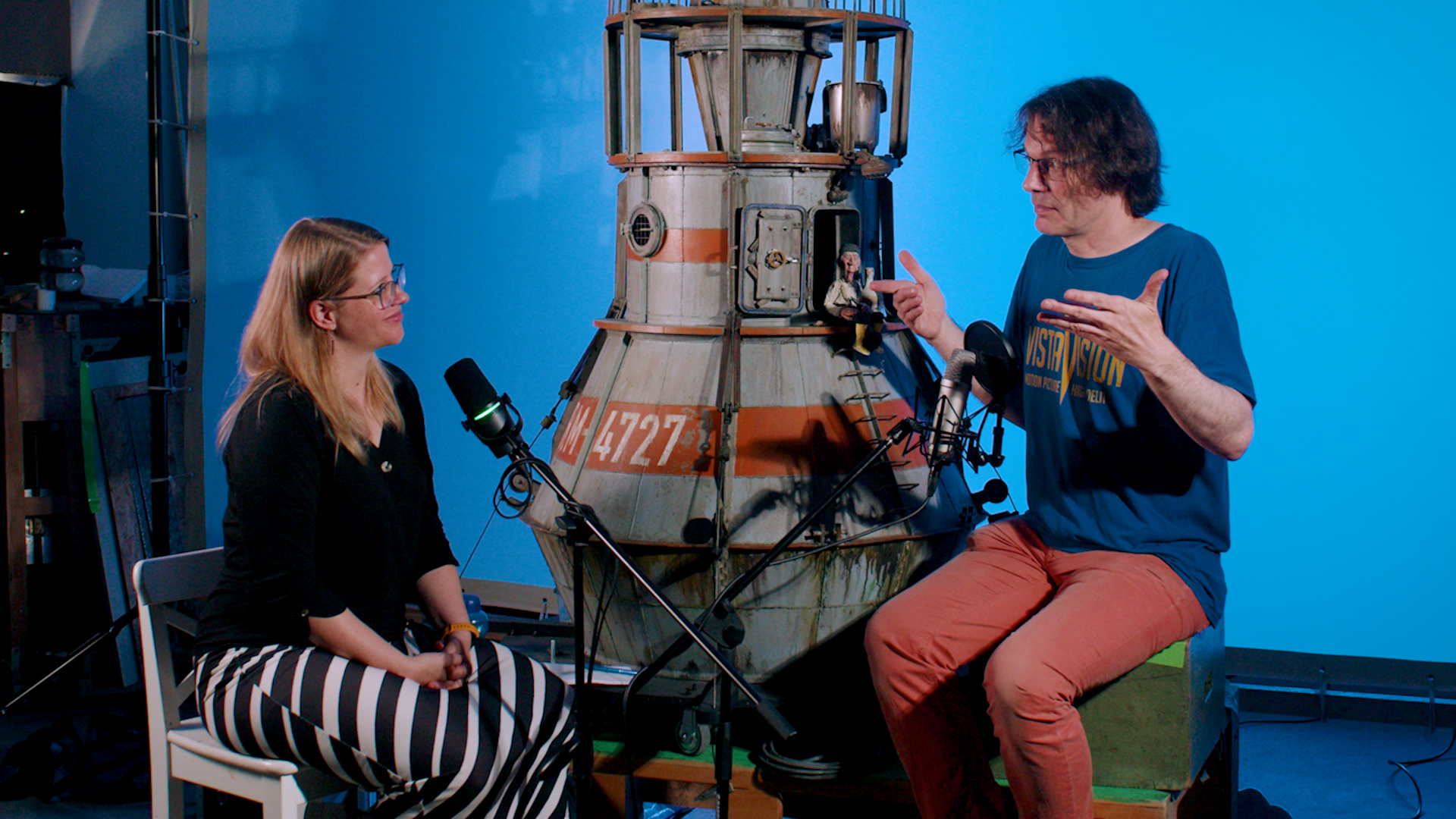 Stop Motion Podcast vor Ort im Studio von Andy Kaiser