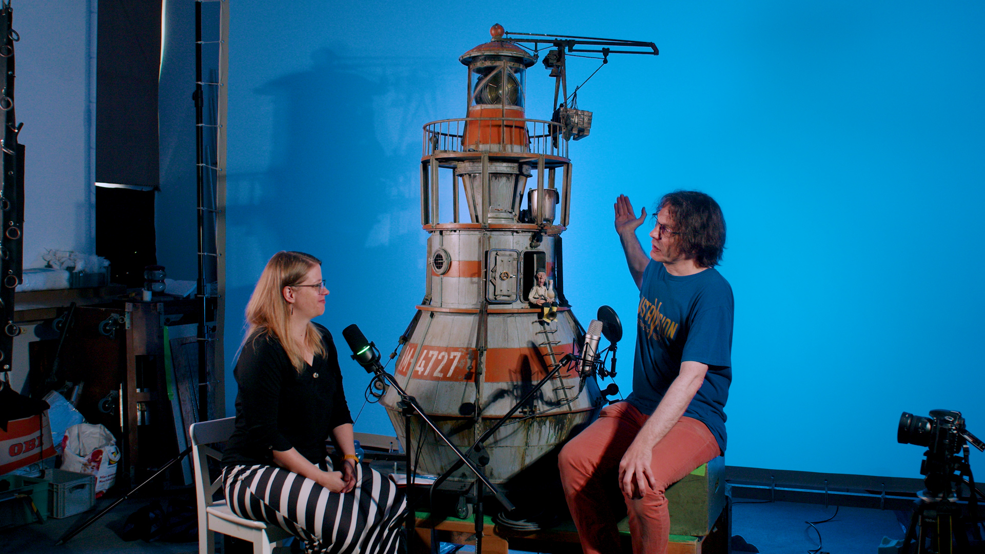 Stop Motion Podcast vor Ort im Studio von Andy Kaiser